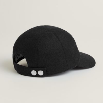 ギフトにも♪HERMES☆レザーキャップ《ライリー》ブラック